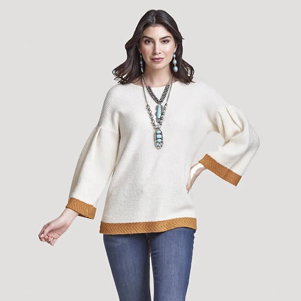 Wrangler Retro Bell Sleeve Pullover Sweater